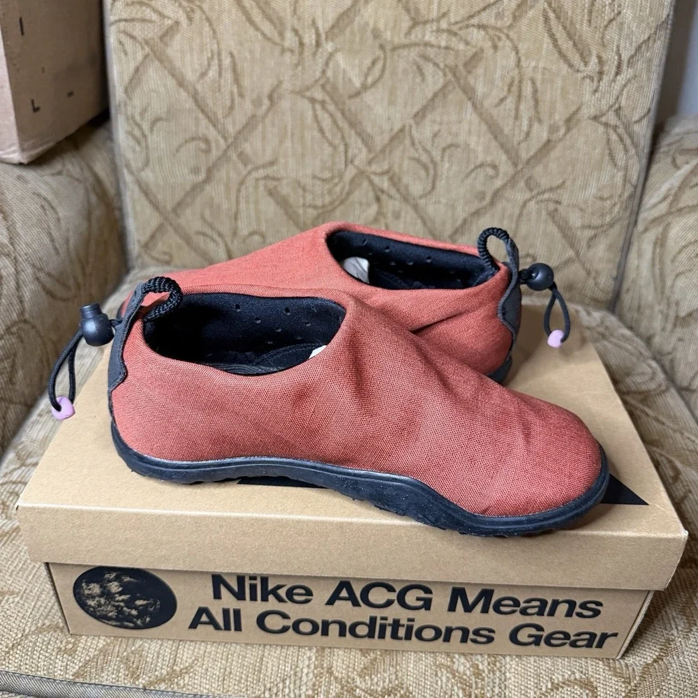 Nike ACG MOC Ruggeg Orange / Black DZ3407 800 Men's Size 6‎ Women's 7.5 Clean!